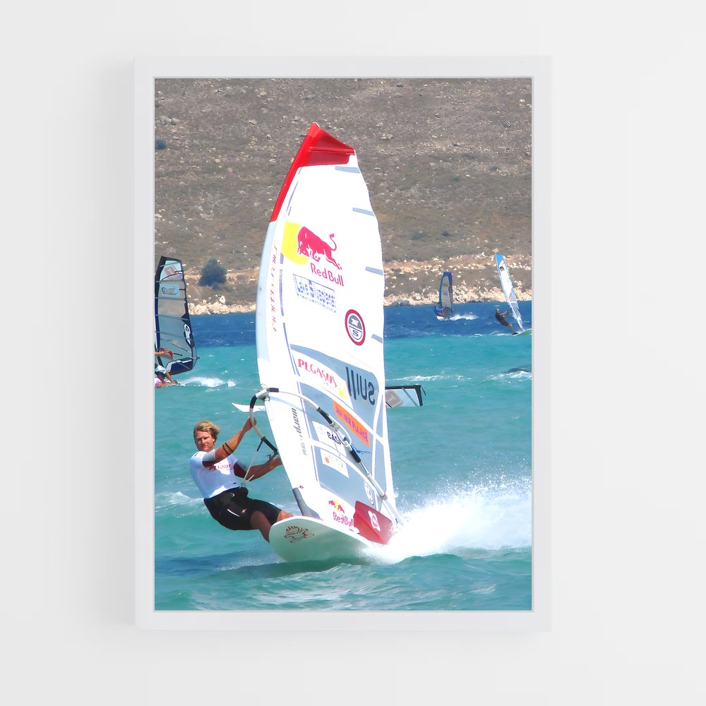 Poster Vagues Épiques – affiche Planche à voile (vue 3)